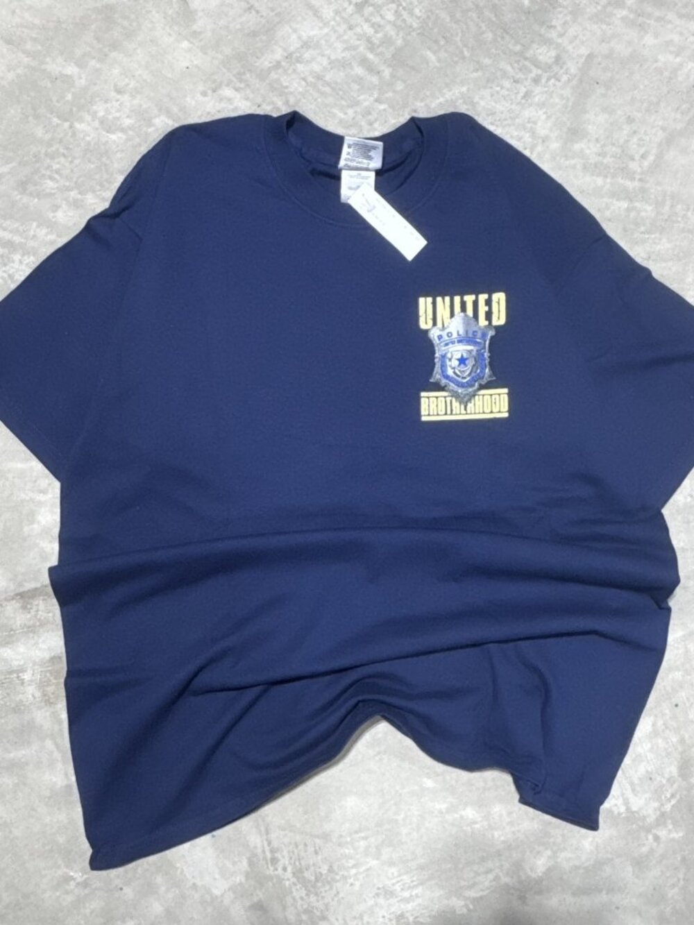 United Brotherhood Police Tee XL NWT Real Family